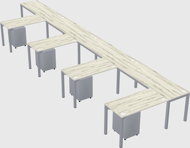 L-shaped desk