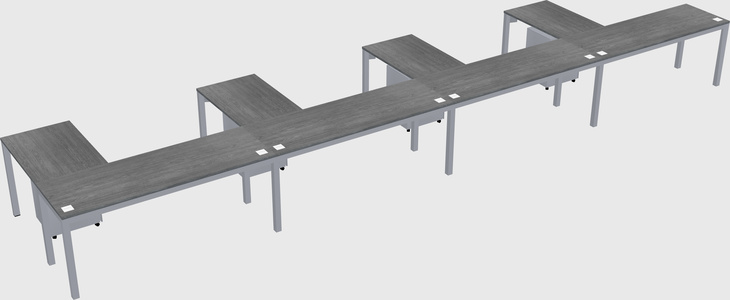 L-shaped desk