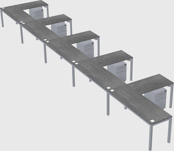 L-shaped desk