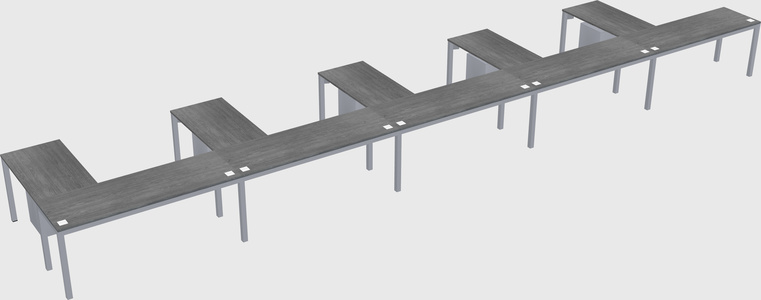 L-shaped desk