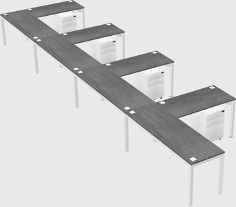 L-shaped desk