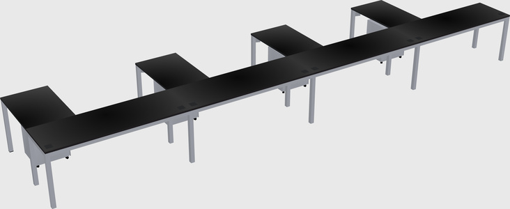 L-shaped desk