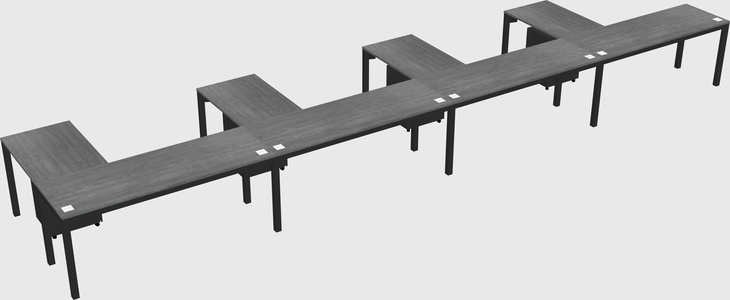 L-shaped desk