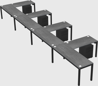 L-shaped desk