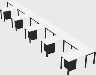 L-shaped desk