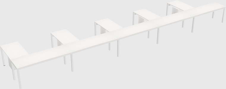 L-shaped desk