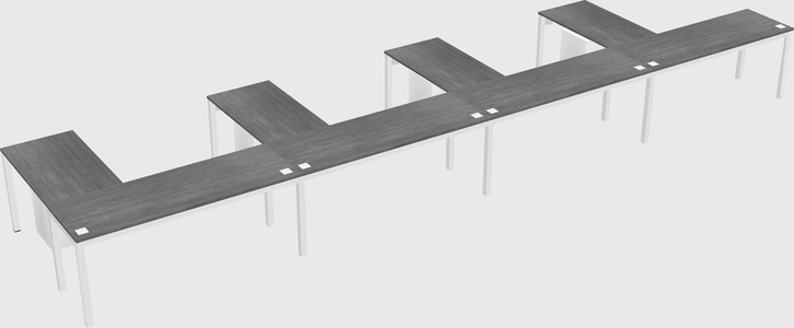 L-shaped desk