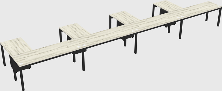 L-shaped desk