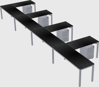 L-shaped desk