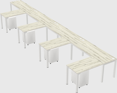 L-shaped desk