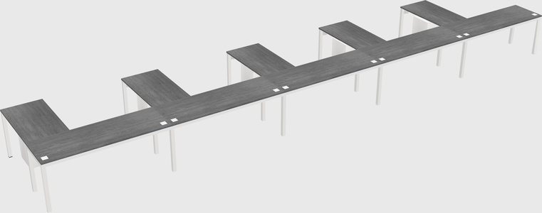 L-shaped desk