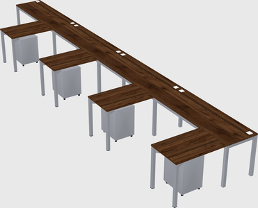 L-shaped desk