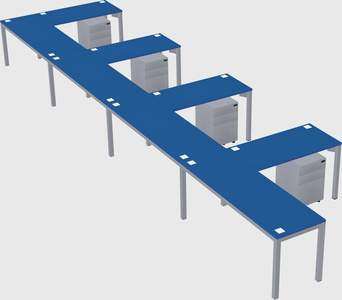 L-shaped desk