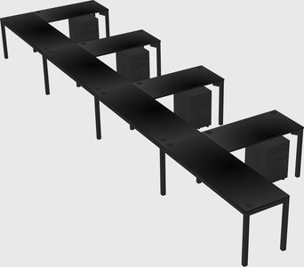L-shaped desk