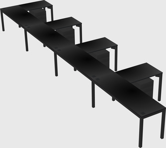 L-shaped desk