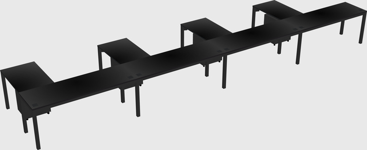 L-shaped desk
