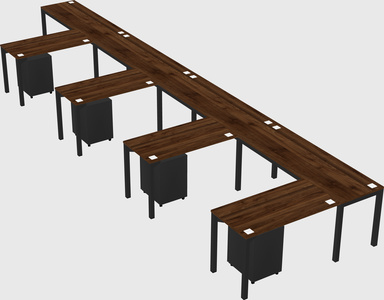 L-shaped desk