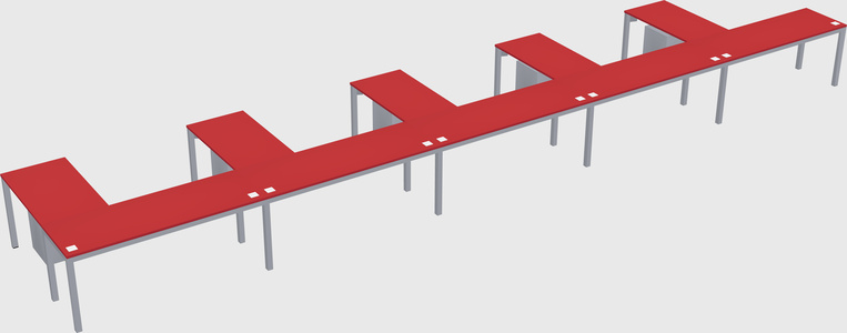 L-shaped desk