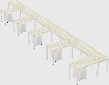 L-shaped desk