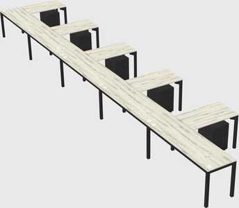 L-shaped desk