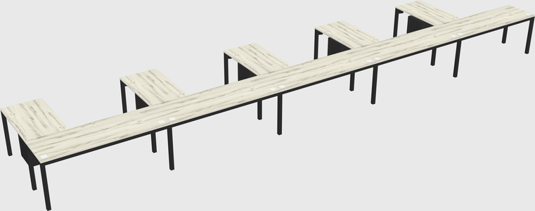 L-shaped desk