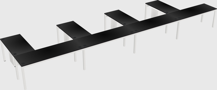 L-shaped desk