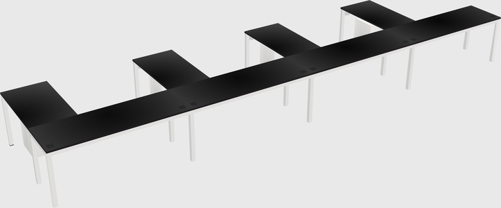 L-shaped desk