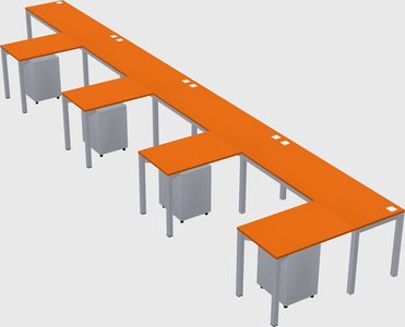 L-shaped desk