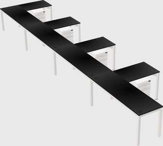 L-shaped desk