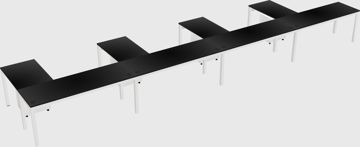 L-shaped desk