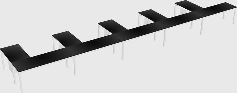 L-shaped desk
