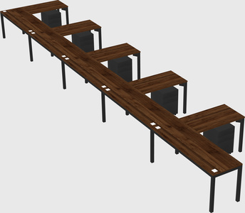 L-shaped desk