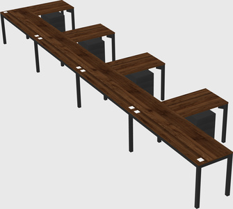 L-shaped desk