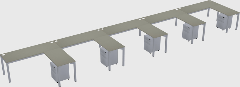 L-shaped Desk