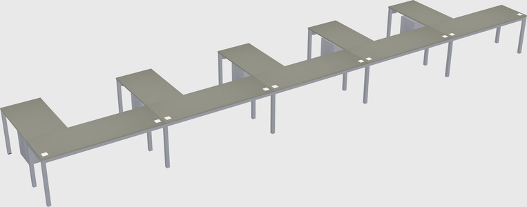 L-shaped desk