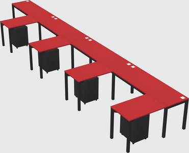 L-shaped desk