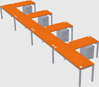 L-shaped desk