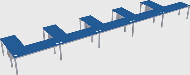 L-shaped desk