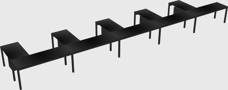 L-shaped desk