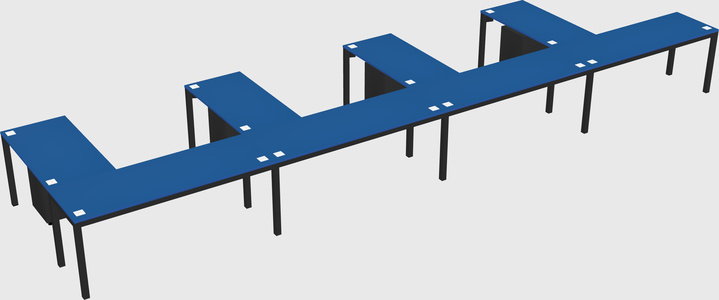 L-shaped desk