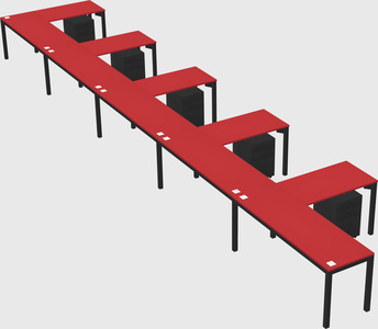 L-shaped desk