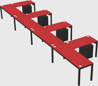 L-shaped desk