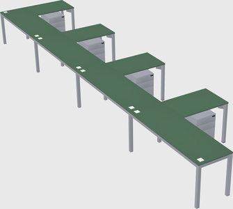 L-shaped desk