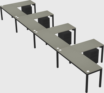 L-shaped desk