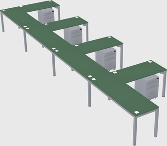 L-shaped desk