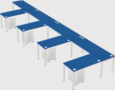 L-shaped desk