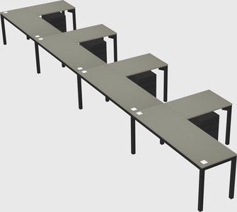 L-shaped desk