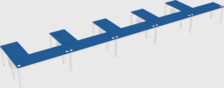 L-shaped desk