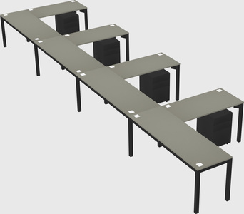 L-shaped desk