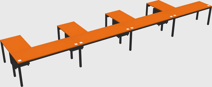 L-shaped desk